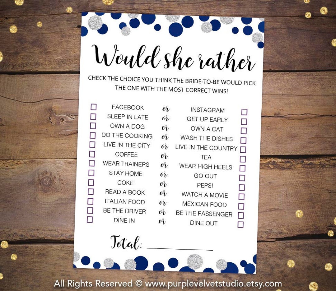 Printable Bridal Shower Games Printable Navy Bridal Shower Games Would ...