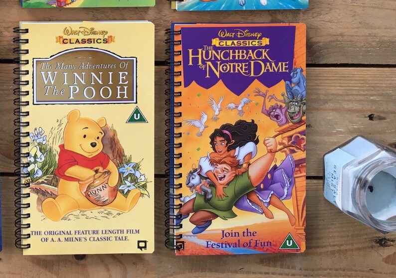 Recycled/upcycled Disney VHS Notebook the Lion King Etsy