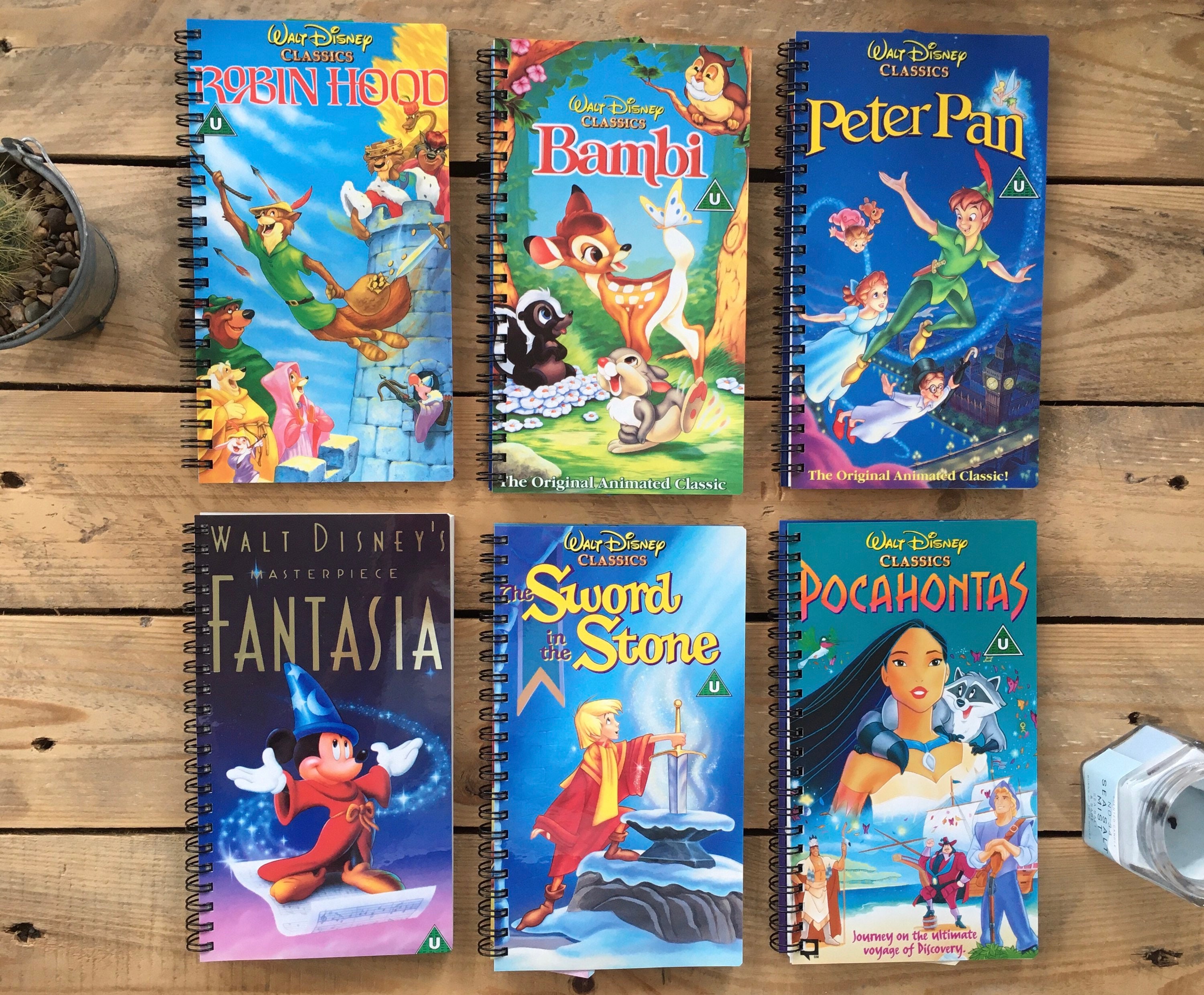 Recycled/upcycled Disney VHS Notebook the Lion King Etsy UK