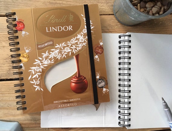 Boîte de chocolat Lindt Lindor recyclée / recyclée Notebook -  Canada