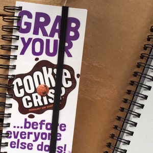 Gerecyclede / upcycled Cereal Box Notebook - Mini Cookie Crisp