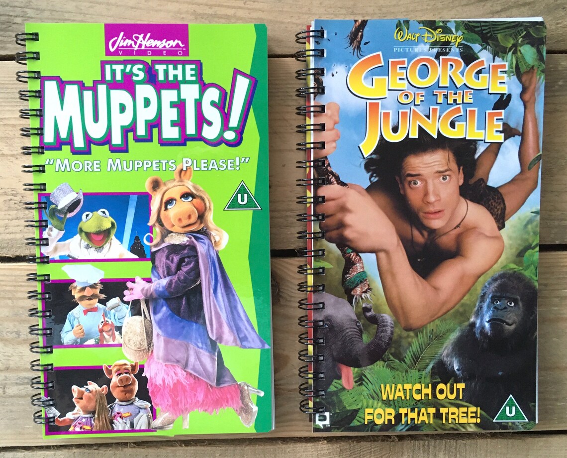 Recycled Disney VHS Notebook Live Action Etsy