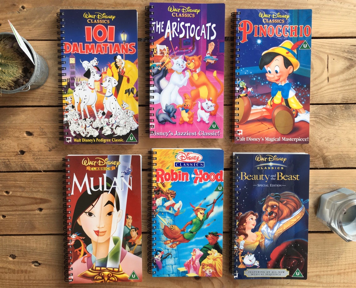 Recycled/upcycled Disney VHS Notebook the Lion King Etsy