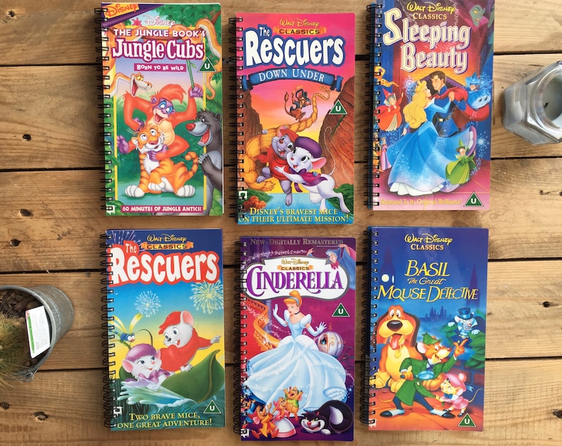 Recycled/upcycled Disney VHS Notebook the Lion King Etsy