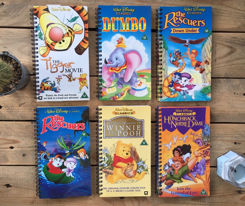 Recycled/upcycled Disney VHS Notebook the Lion King Etsy UK