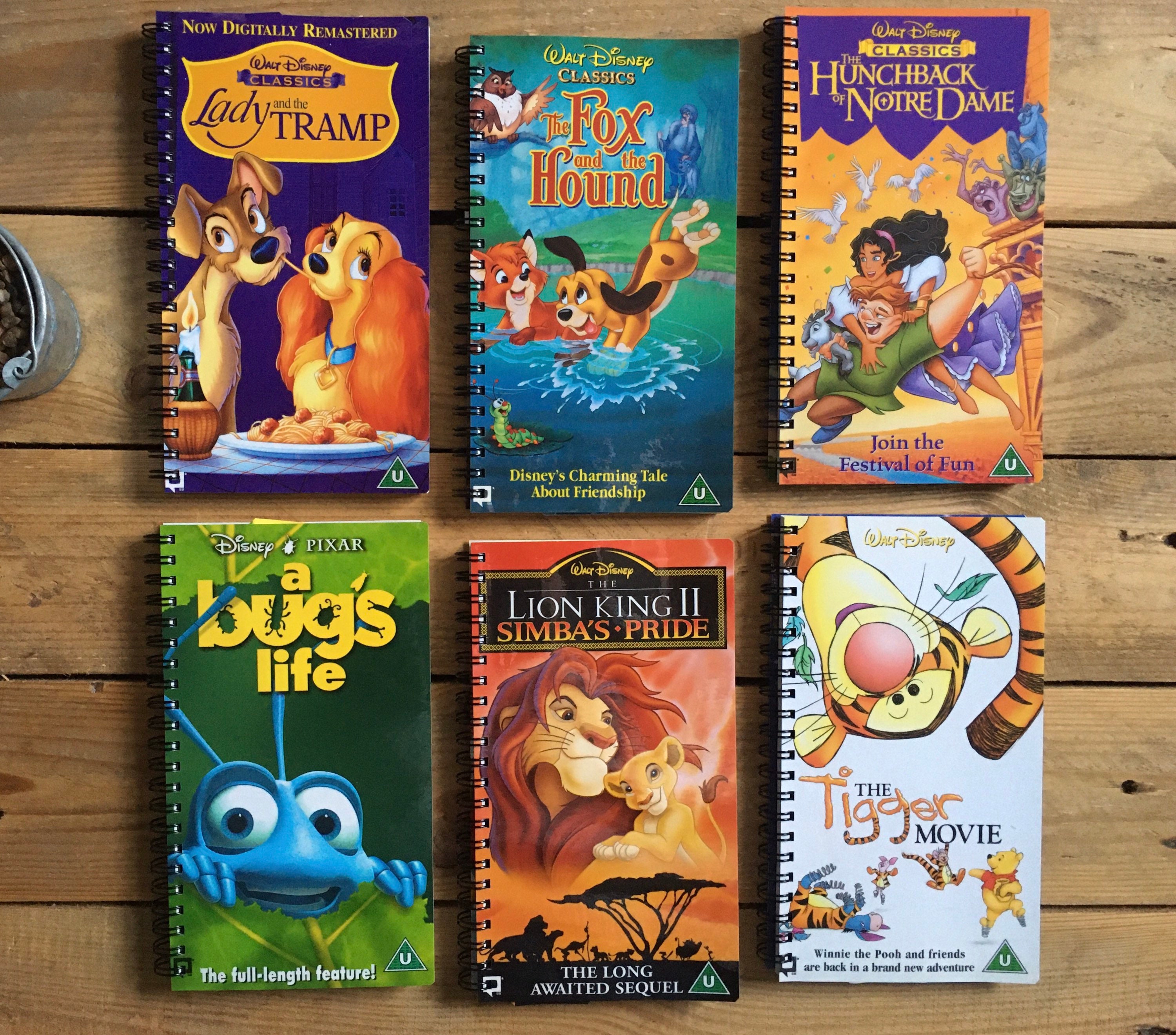 Recycled/upcycled Disney VHS Notebook the Lion King Etsy UK