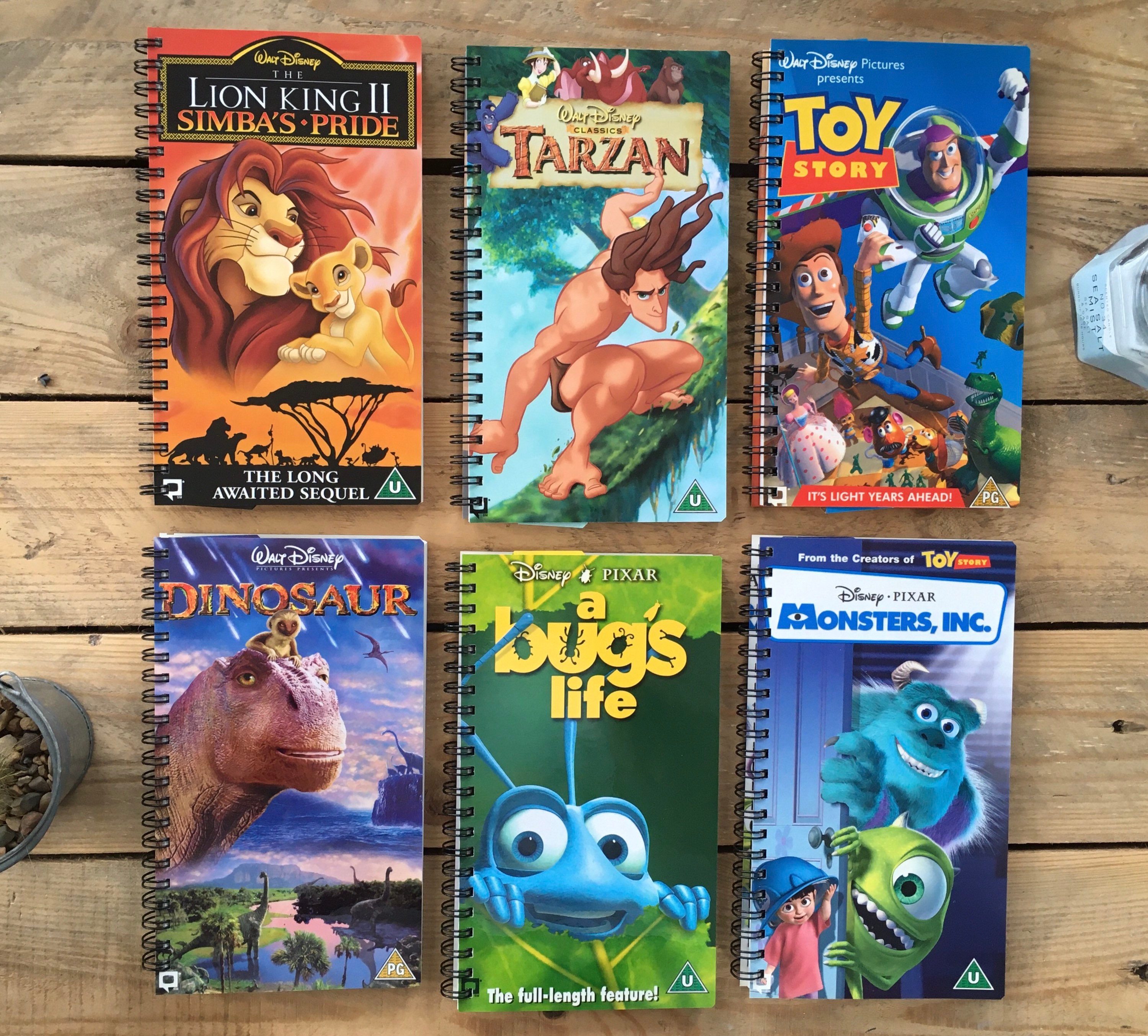 Recycled/upcycled Disney VHS Notebook the Lion King Etsy UK