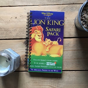 Recycled/Upcycled Retro Disney VHS Leaflet - The Lion King