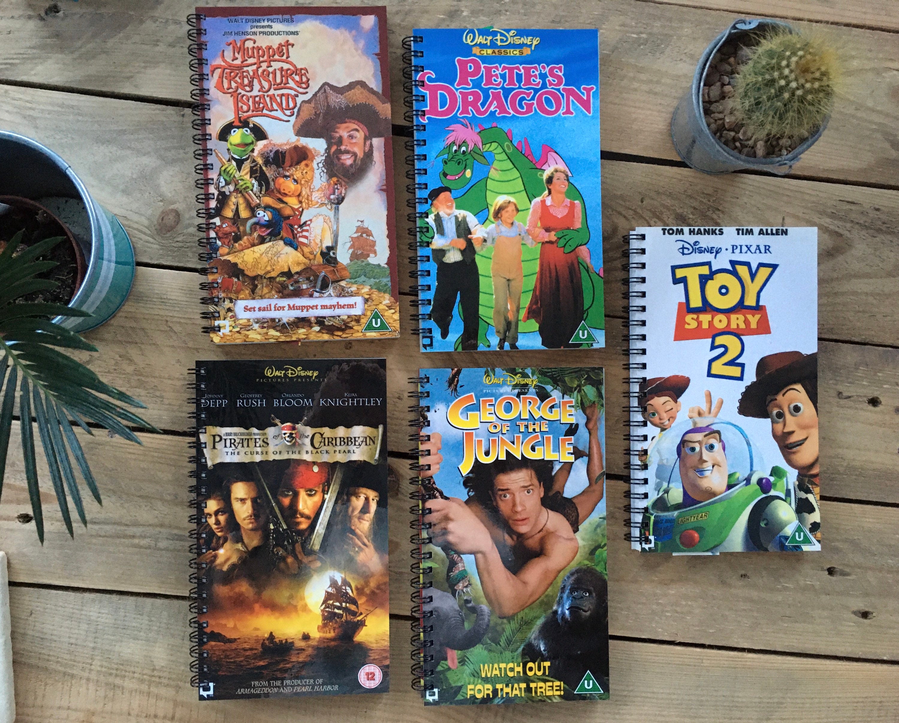 Retro Disney VHS Notebook Etsy