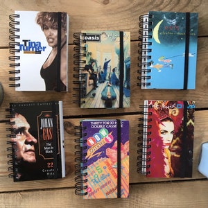 Recycled/Upcycled Cassette Tape Cover Notebook