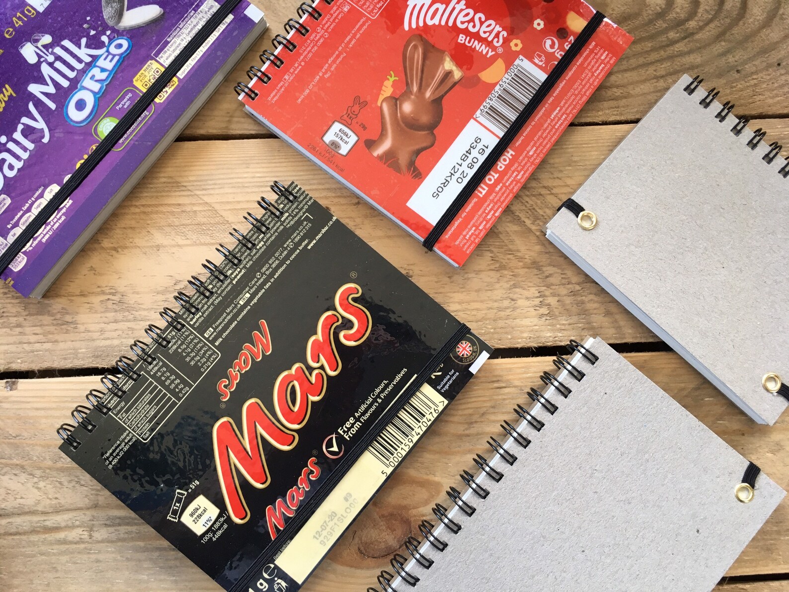 Recycled Chocolate Bar Wrapper Notebook Mars Cadbury Etsy