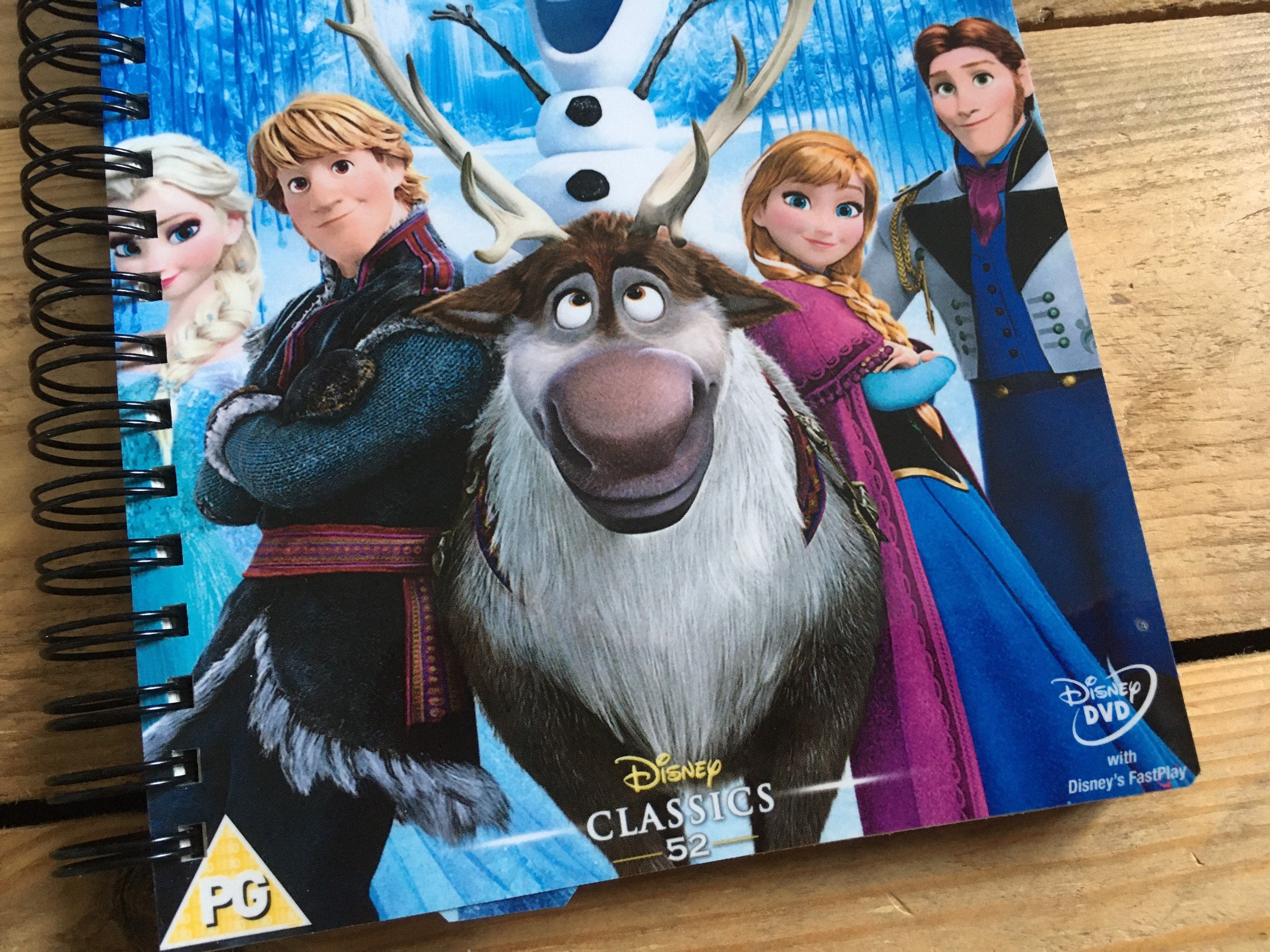 Libro autografo personalizzato Frozen Elsa / Anna / Olaf Disneyland /  Disney World -  Italia