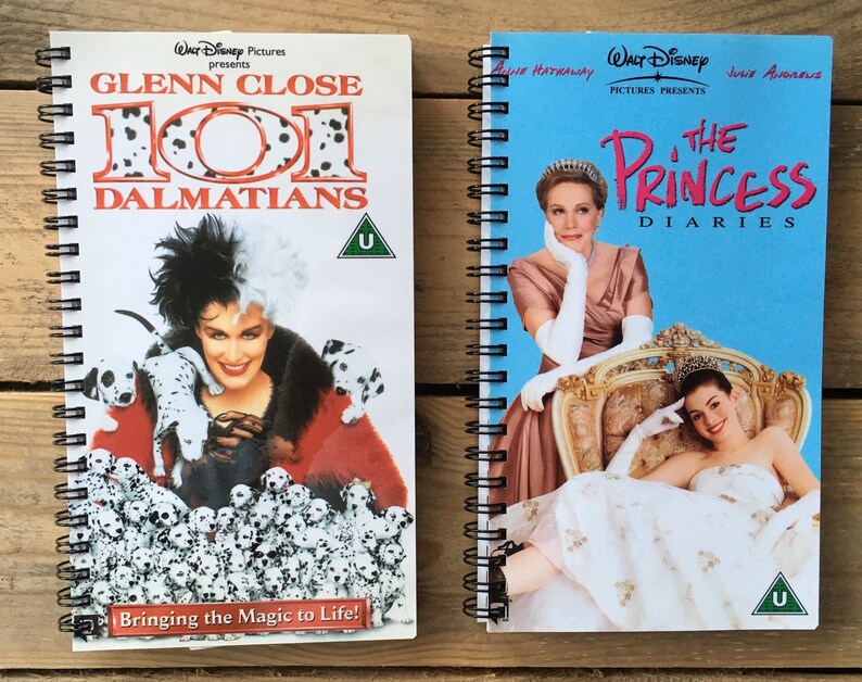 Recycled Disney VHS Notebook Live Action Etsy