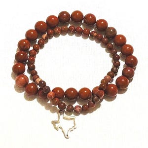 University of Texas Longhorns colored beaded bracelet
