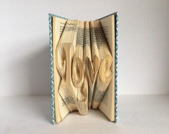 LOVE Book Sculpture
