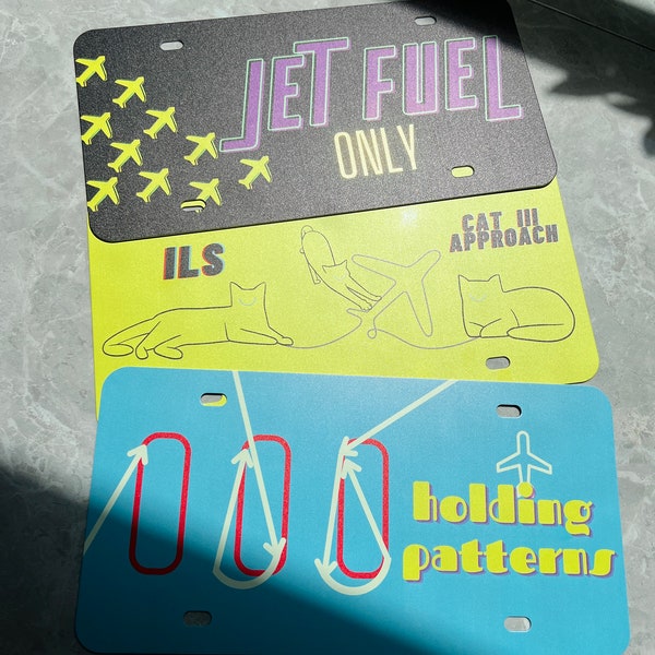 Aviation License Plates Etsy