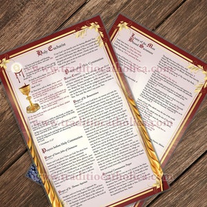 Heilige Eucharistie Heilig Sacrament Communie grote gelamineerde Heilige Gebedskaart. Devotionele kunst. 5mil dik