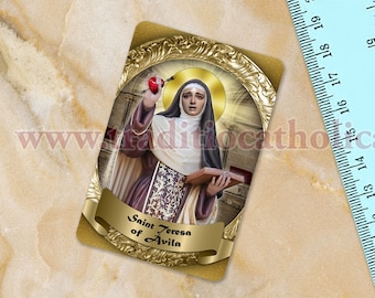 Heilige Teresa von Avila Sammlerstück wasserdichter Vinyl-Aufkleber. St. Teresa von Avila Sticker