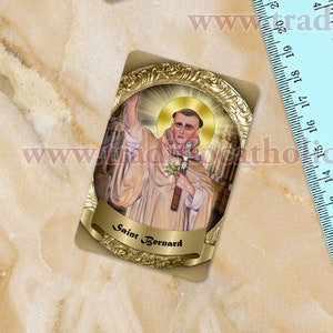 Saint Bernard collectible waterproof vinyl sticker. St. Bernard sticker