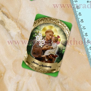 Saint Anthony of Padua collectible waterproof vinyl sticker. St. Anthony sticker