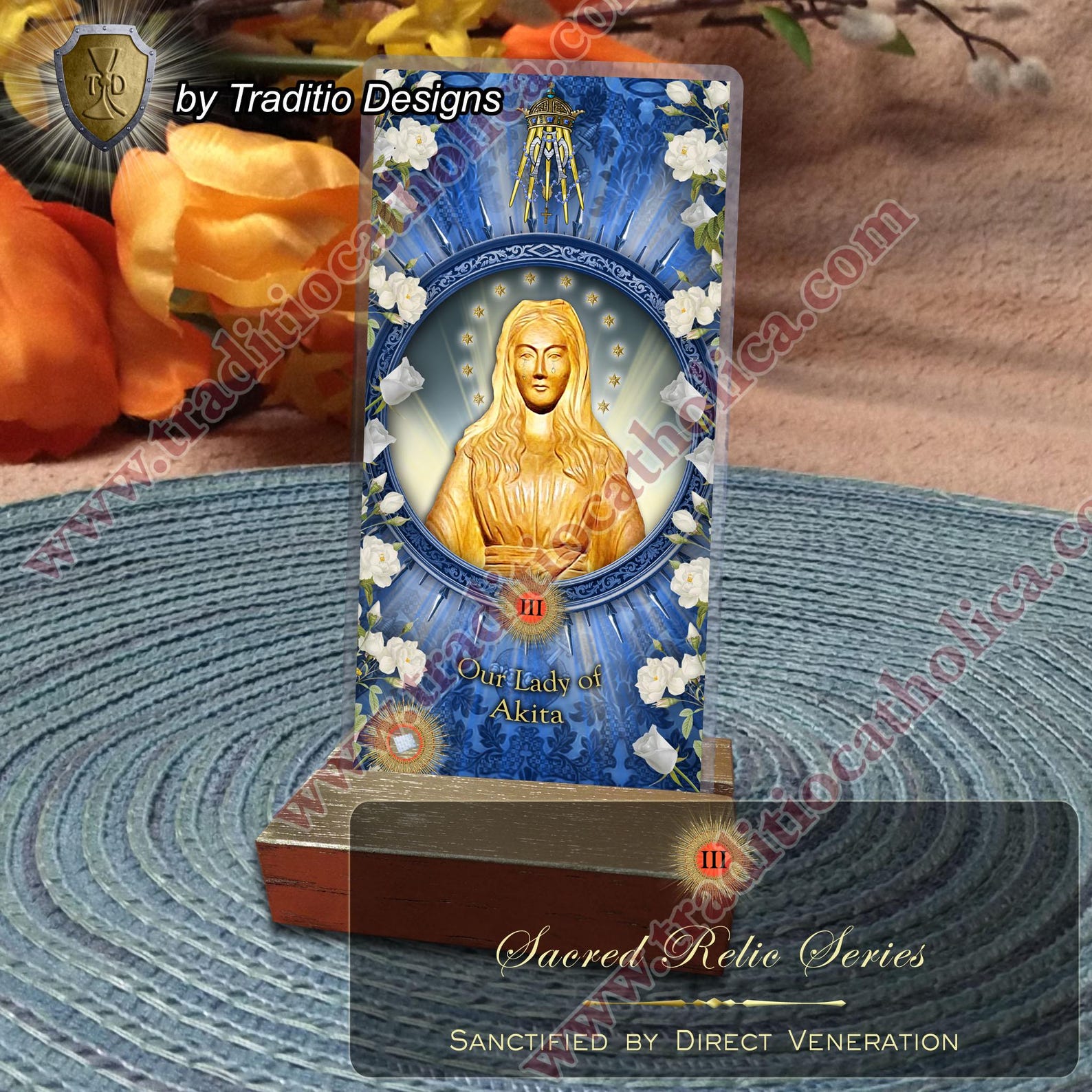 Our Lady of Akita Laminated Holy Prayer Cards. Our Lady of Akita Statue ...