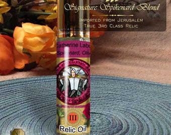 St. Catherine Labouré Relic Anointing Oil | Miraculous Protection & Eye Health | Oil or Card Set