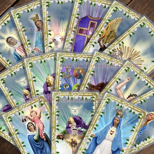Latin Holy Cards or gift set. Catholic prayer holy cards for Tridentine Mass and more. Perfect gift for Traditional Catholics. SAVE 5%
