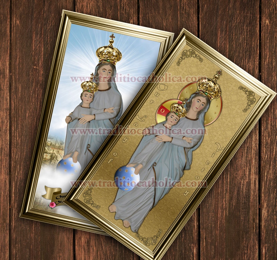 Our Lady of Victory Handcrafted Framed Prints. 7x14 Size. Our Lady of ...