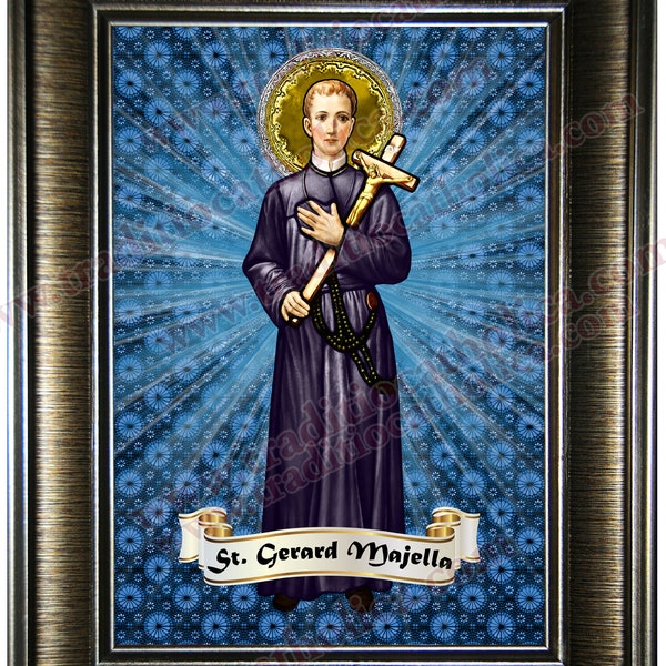 St Gerard Majella Statue Etsy