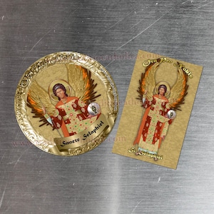 Saint Selaphiel Archangel magnets. Orthodox Icon style magnets. Saint Selaphiel magnets