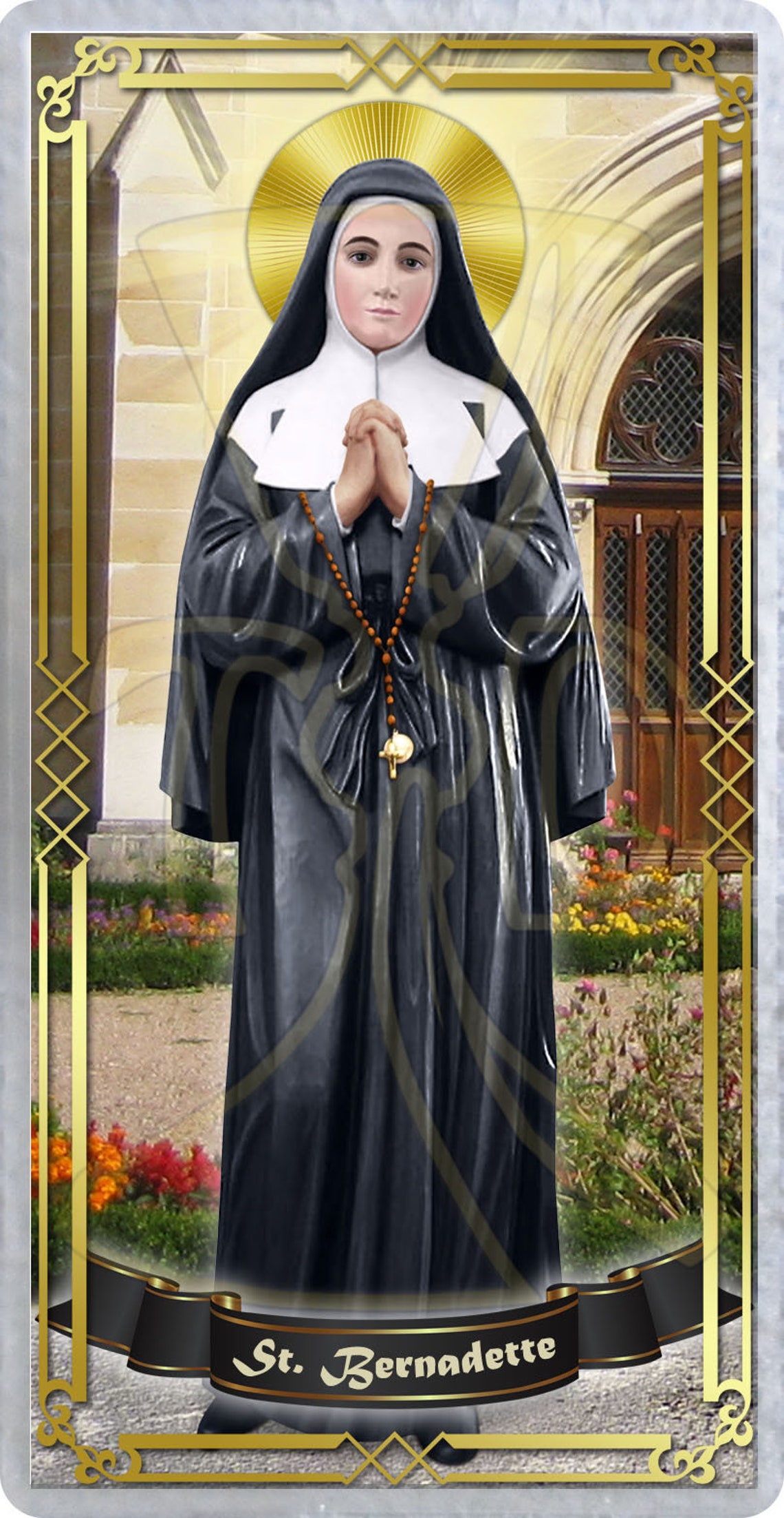Five Great French Saints Laminated Holy Card Set 10 OFF. St Etsy