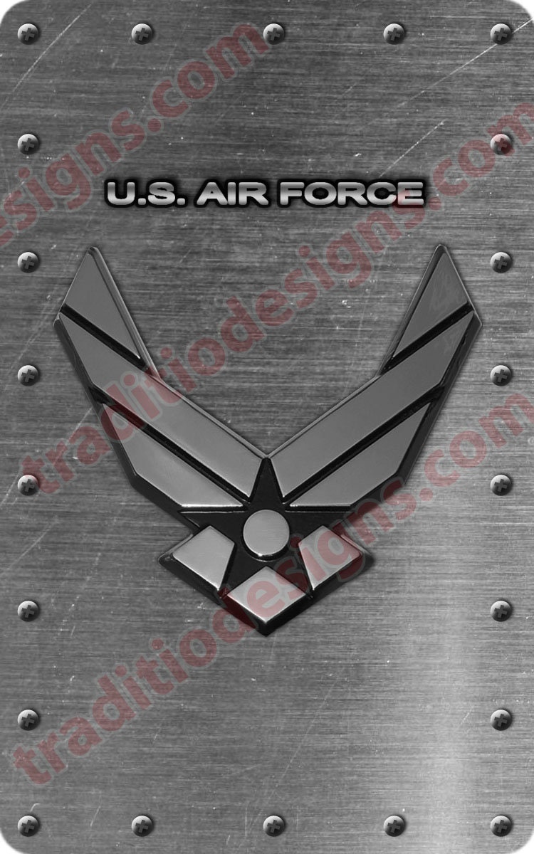 US Air Force Magnets, Air Force Decal Round 3.5 Inch and Rectangular