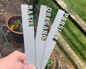 Plant Marker - LARGE, Herb Stake, Acrylic Herb Marker, Herbs, Herb Stakes