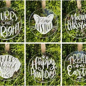Furry & Bright Ornaments