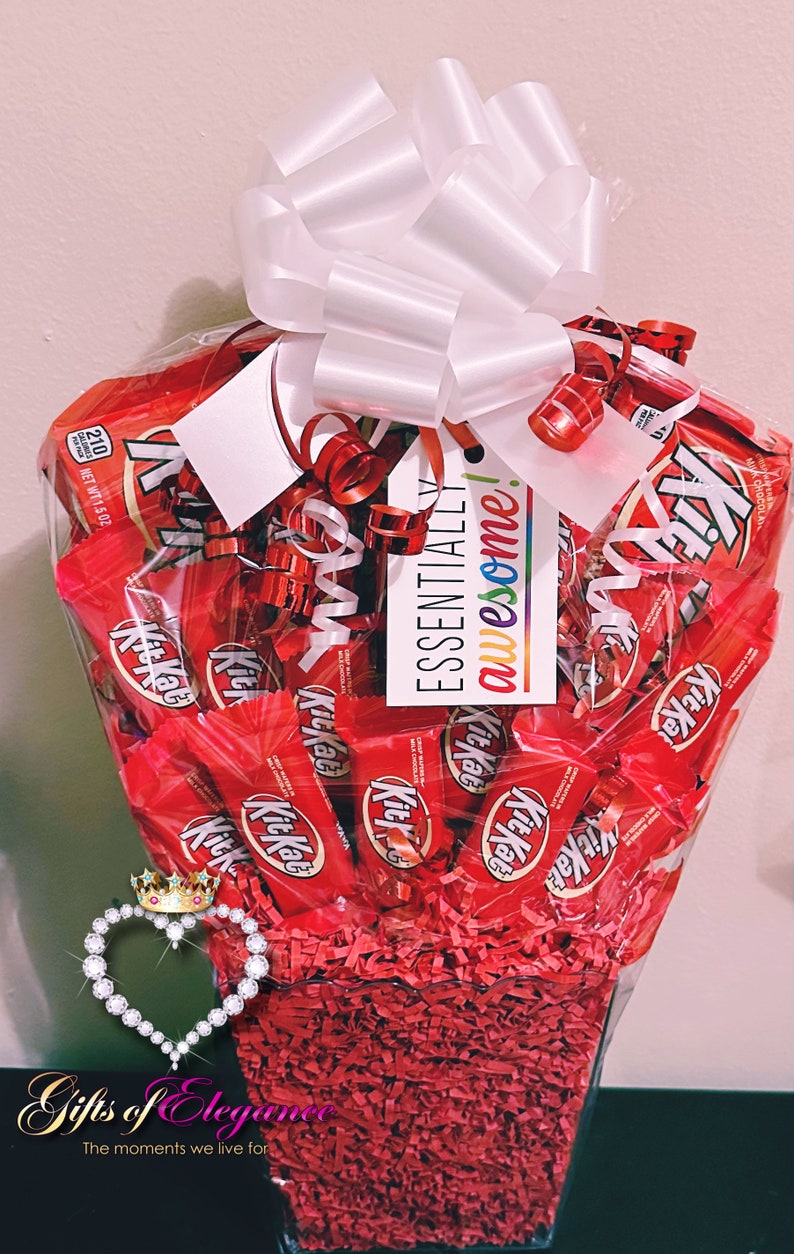 Kitkat, Candy Bouquet, Edible Arrangement, Chocolate Candy, Wafers