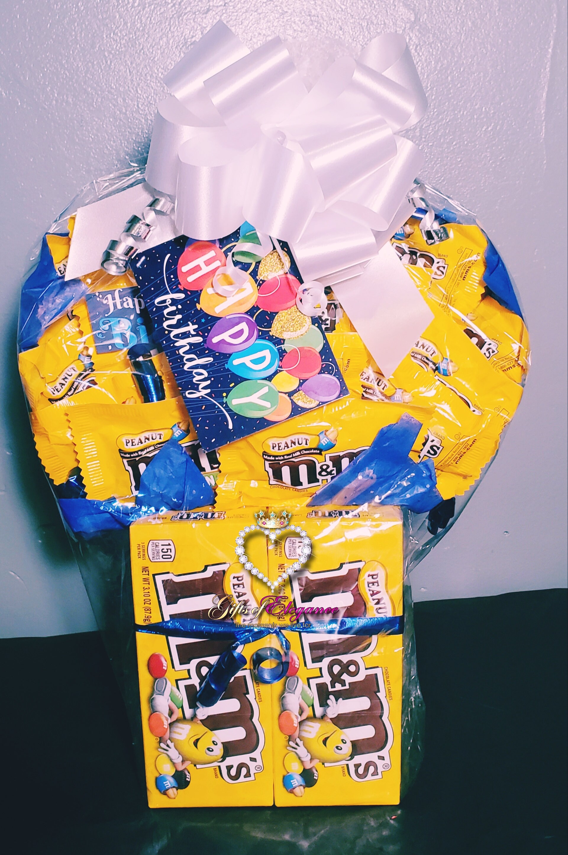 M&M Bouquet Peanut Lover Chocolate Bouquet Candy Bouquet Etsy