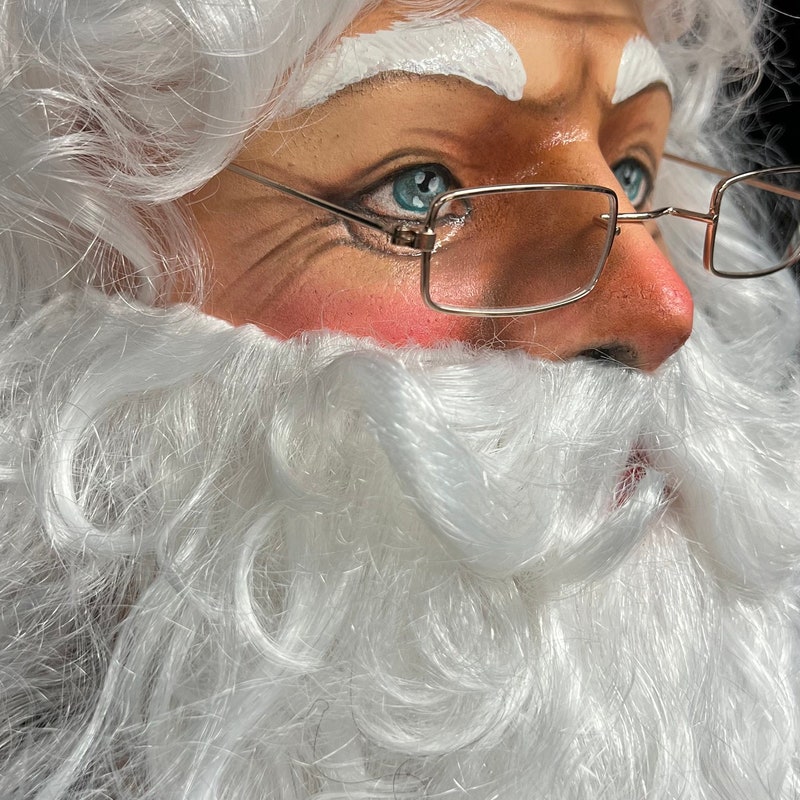Realistic Santa Beard - Etsy UK