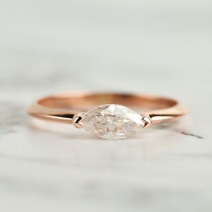 GIA Diamant-Verlobungsring, 0,5 Karat Solitär Diamantring, Verlobungs- und Ehering, klassischer Jubiläumsring, einzigartiges Geschenk für sie