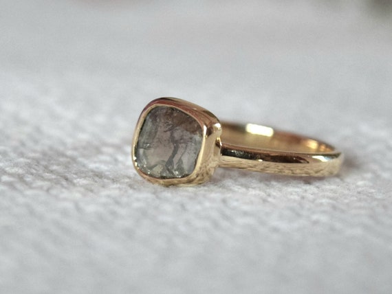 Diamond slice deals ring