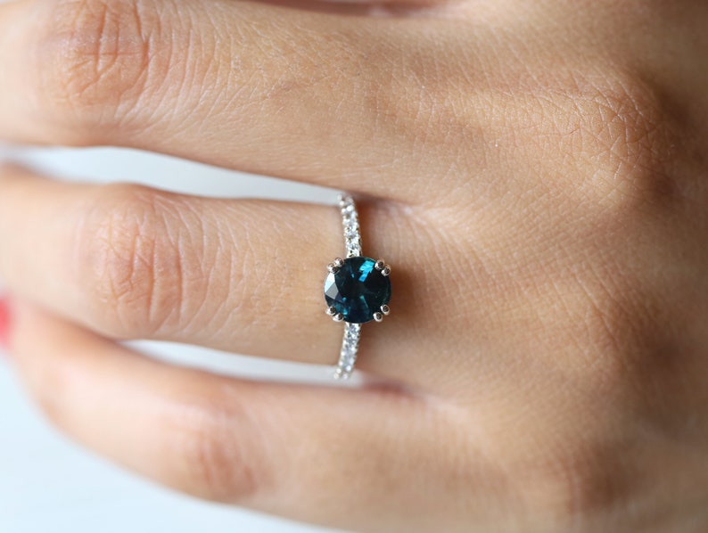 blue sapphire loose sapphire teal sapphire parti sapphire Natural Australian sapphire peacock sapphire sapphire engagement ring