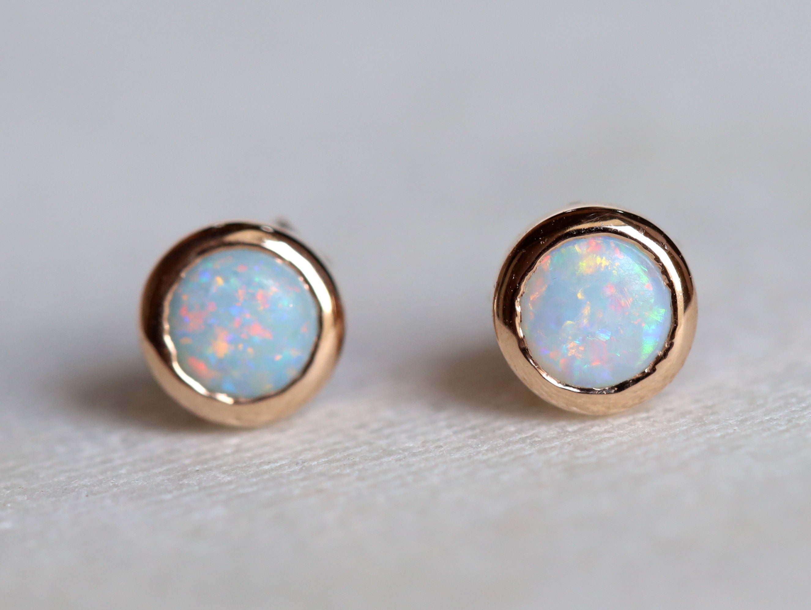Buy Glorious Natural Blue Opal Earrings Pair, Blue Opal Cabochon Pair,  Peruvian Opal, Designer Blue Opal, Loose Matched Pair, Wholesale Gemstone  Online in India - Etsy