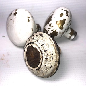 Antique Brass Door Knobs Reclaimed Chippy Paint