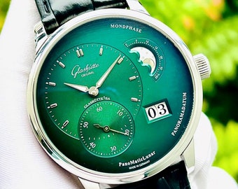 Glashutte Original PanoMatic Lunar Green 1-90-02-13-32-62