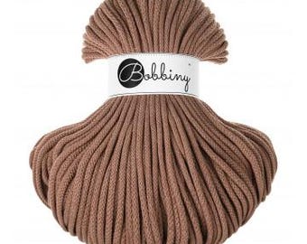 Bobbiny Mocha Mousse 5mm, 100m, cotton, macrame cord, cotton rope, chunky yarn