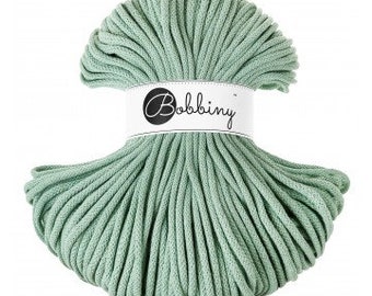 Bobbiny Aloe 5mm, 100m, cotton, macrame cord, cotton rope, chunky yarn