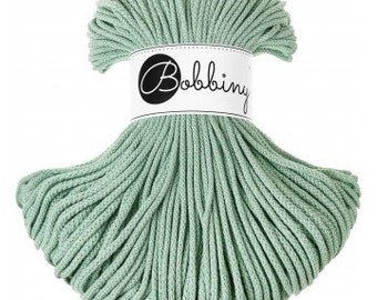 Bobbiny Aloe 3mm, 100m, cotton, macrame cord, cotton rope, chunky yarn