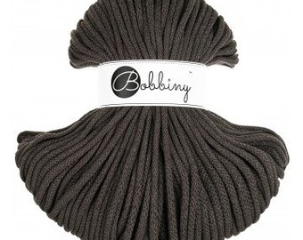 Bobbiny Espresso 5mm, 100m, cotton, macrame cord, cotton rope, chunky yarn