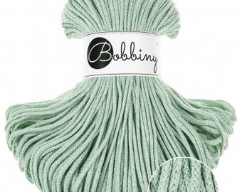 Bobbiny Mint Shake 3mm, 100m, cotton, macrame cord, cotton rope, chunky yarn