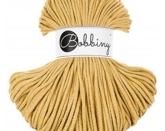 Bobbiny Honey 3mm, 100m, cotton, macrame cord, cotton rope, chunky yarn