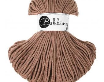 Bobbiny Mocha Mousse 3mm, 100m, cotton, macrame cord, cotton rope, chunky yarn